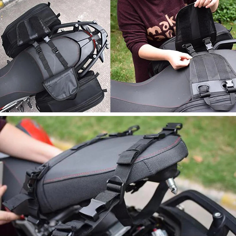 New  Motorcycle Helmet Travel Bags Suitcase Saddlebags and Raincoat Moto Waterproof Racing Race  For K/TM PIAGGIO Aprilia Motor