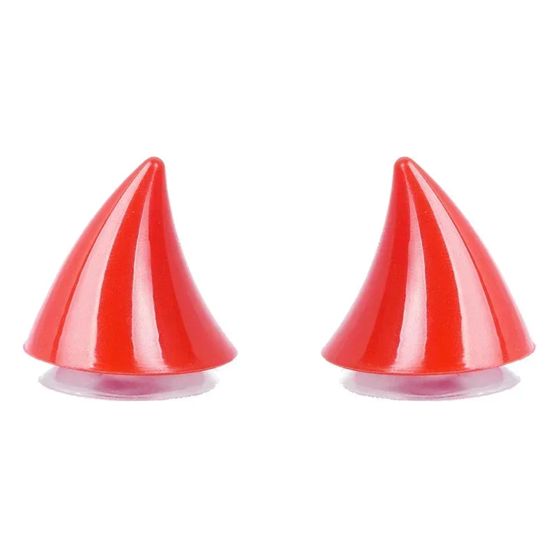 2pcs Universal Helmet Cat Ears Decoration Moto Electric Car Driving Styling Cute Cat Ears Stickers Decor Helmet Accessories
