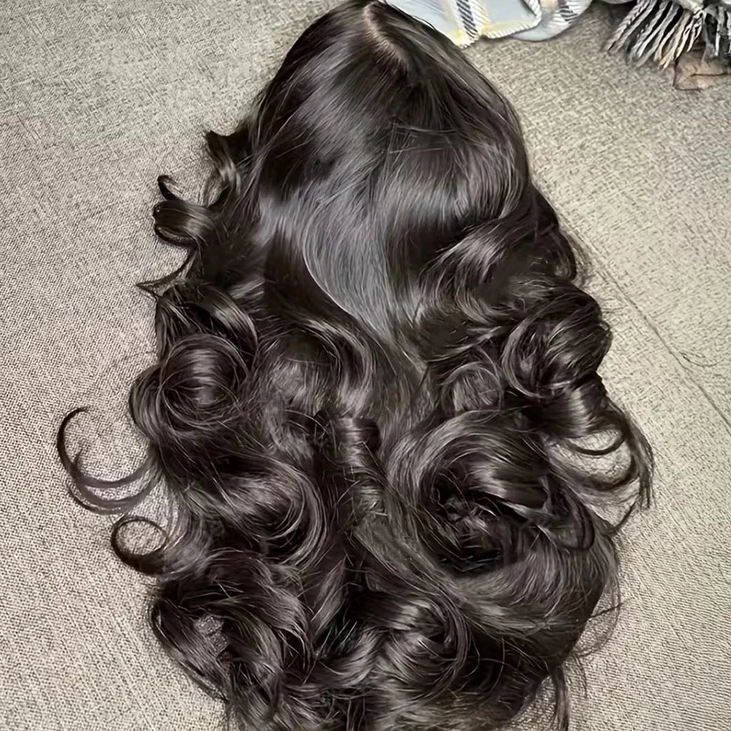 HD 40 Inches 250% 5x5 Glueless Ready To Wear Closure Burmese Remy Human Hair 13x6 Lace Front Human Hair Wigs Transparent Body Wave 13x4 Lace Frontal Wig