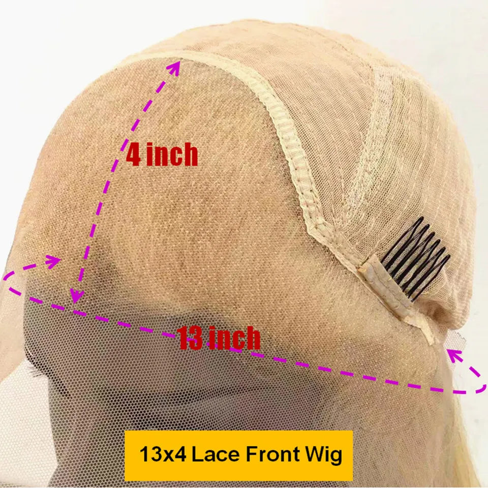 #8/613 Highlight Wig Human Hair Body Wave 613 Color 13x4 HD Lace Frontal Wig Glueless Wigs 100% Human Hair Full Lace For Women