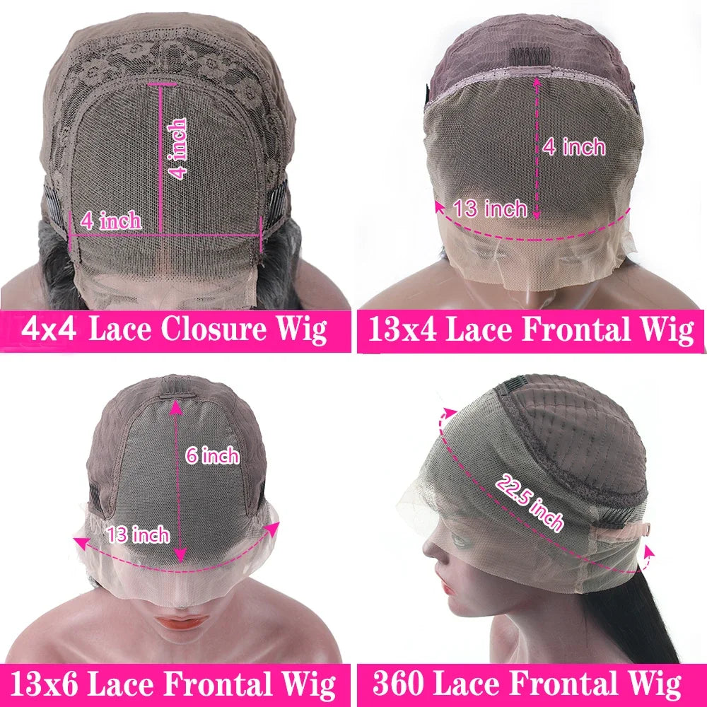 Transparent 30 Inch Chocolate Brown Colored Lace Front Wig Body Wave 13X4 13X6 Lace Frontal Human Hair Wigs For Women