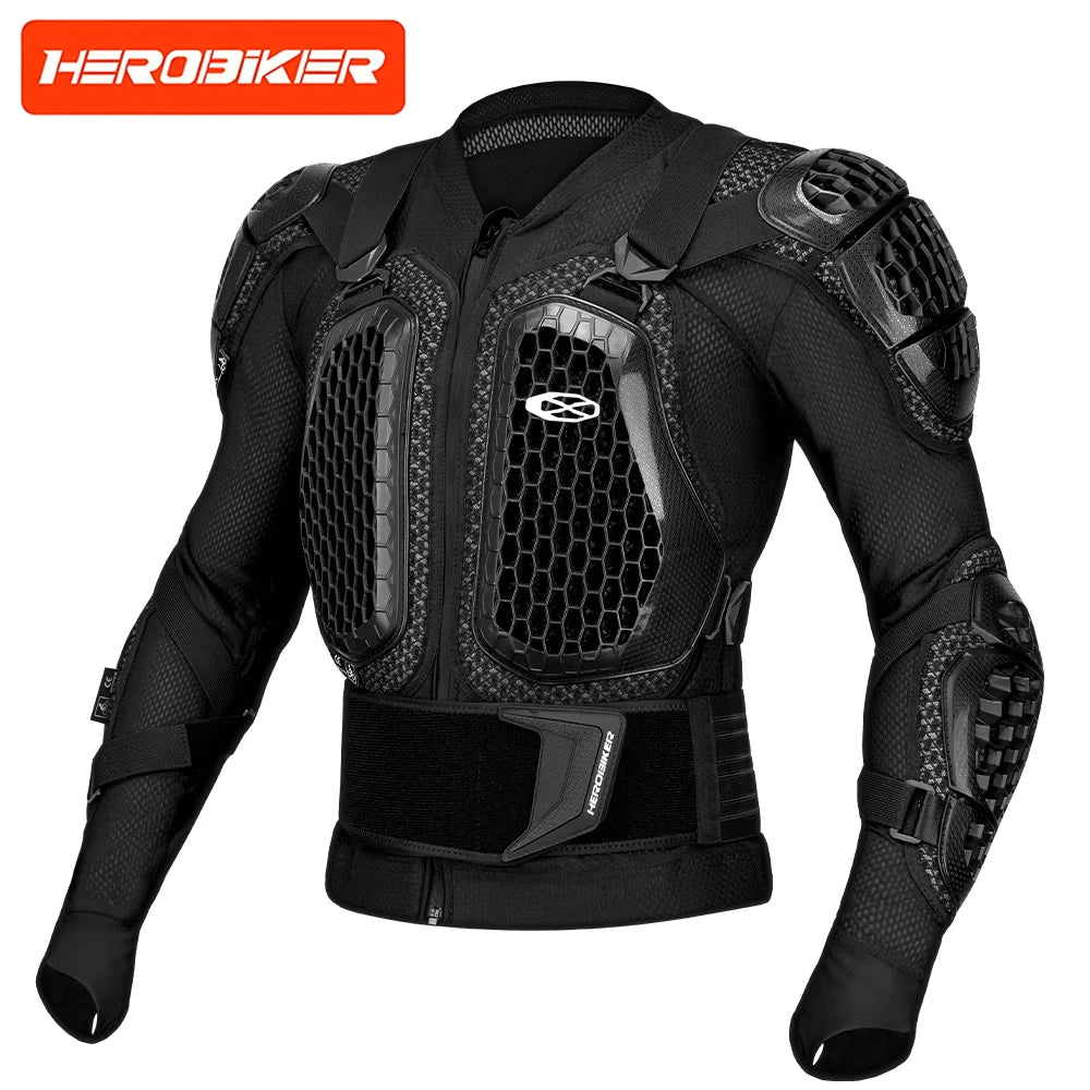 Off-Road Motorcycle Armor Unisex Protection Breathable Abrasion-Resistant Impact Gear For Moto Riding Jacket Pants-CE Certified