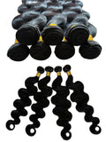 Black Body Wave Brazilian Human Hair Bundles 100% Unprocessed Virgin Hair Weave Extensions 14 16 18 20 30 36 Inches Human Hair