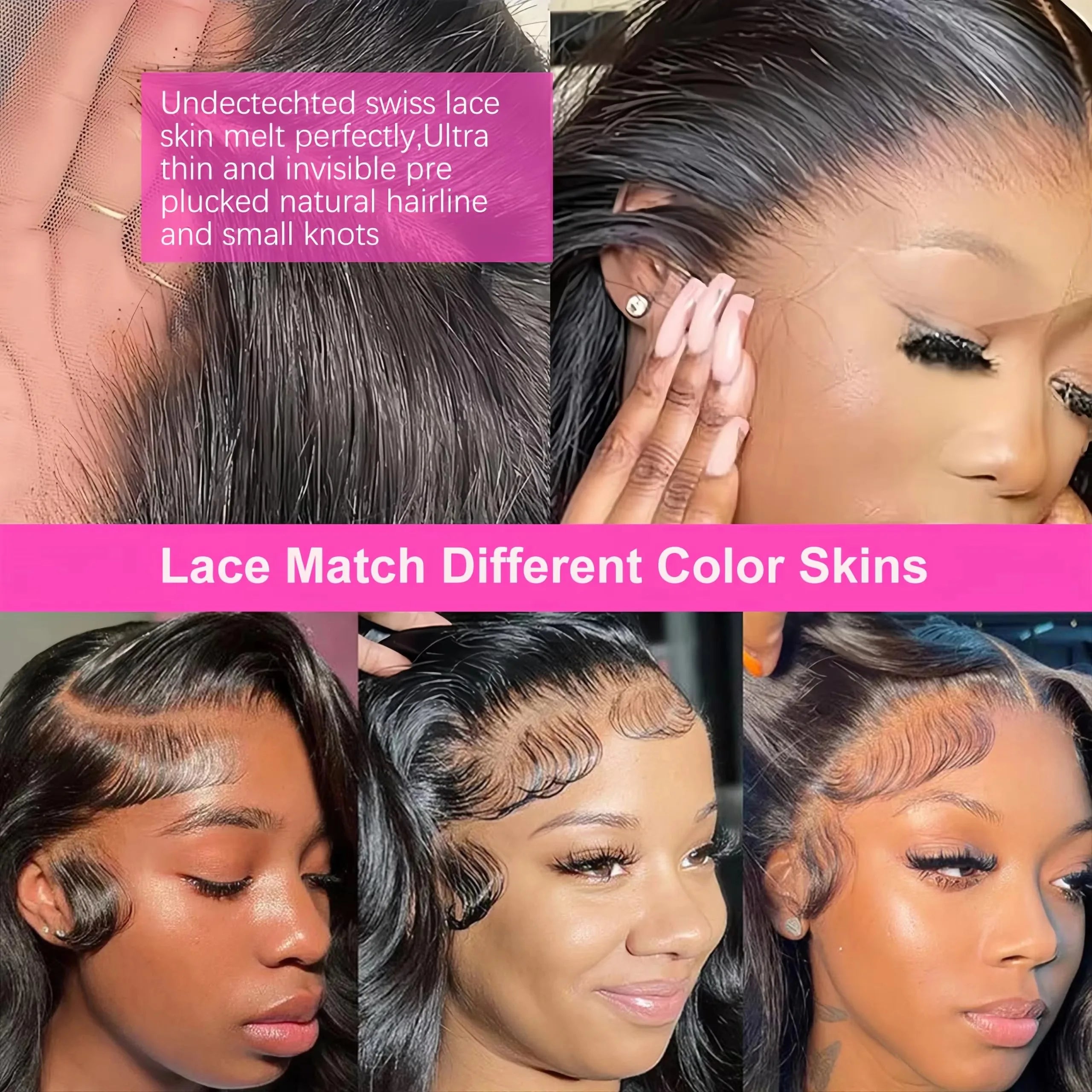 36Inch Straight HD Lace Front Wig 360 Full Lace Wig 13x4 13x6 HD Lace Frontal Human Hair Wig For Women Pre Plucked 220% Density