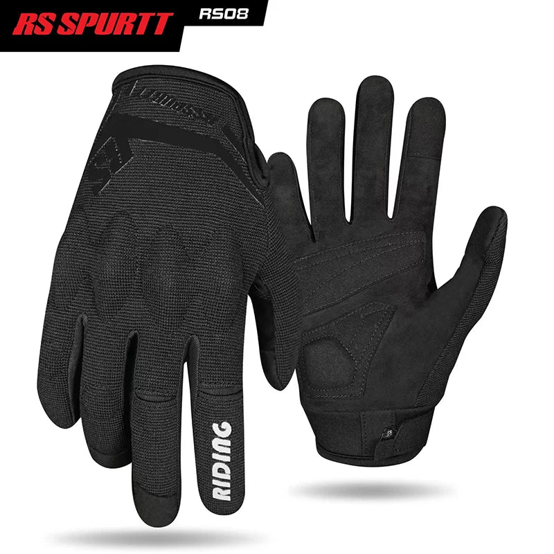 Upgraded Summer Men Women Motorcycle Gloves Racing Anti-fall Riding Rider Equipment Protective Gear Mesh Breathable Moto Gloves