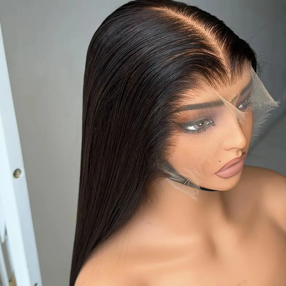 Straight Lace Front Wigs Human Hair 250% Density 13x4 Full Frontal Transparent HD Lace Wig Glueless Wigs 13x6 Lace Frontal Wigs