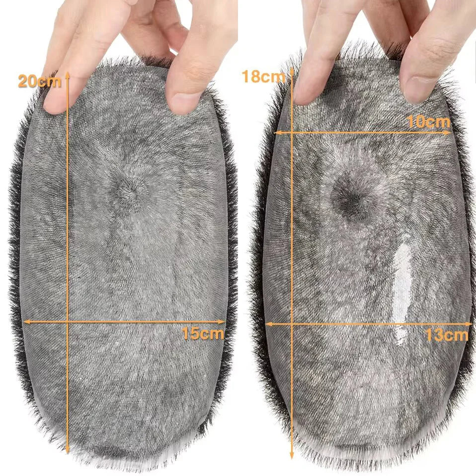 Men's Short Hair Wig Piece with PU Around Hair Men's Wig Replacement System Prosthetic Hair Wig Male Pieces For Men Baldness