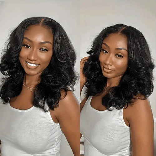 5x5 Body Wave Wear And Go Glueless Bob Wig For Women Ready To Wear Human Hair Wigs Lace Frontal Wig Loose Body Weave OnSale