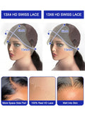 Glueless Wet and Wave Lace Frontal Wigs Pre Plucked With Baby Hair Bleached Knot Original Vietnamese Jerry Bouncy Curly Wigs Female 40 42 Inch Transparent 13x6 HD Lace Front Wigs Human Hair 300% High Density Long Deep Wave Lace Frontal Wigs for Women