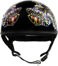 Advanced Motorcycle DOT Skull Cap Classic Half Helmets Biker HLD HLT