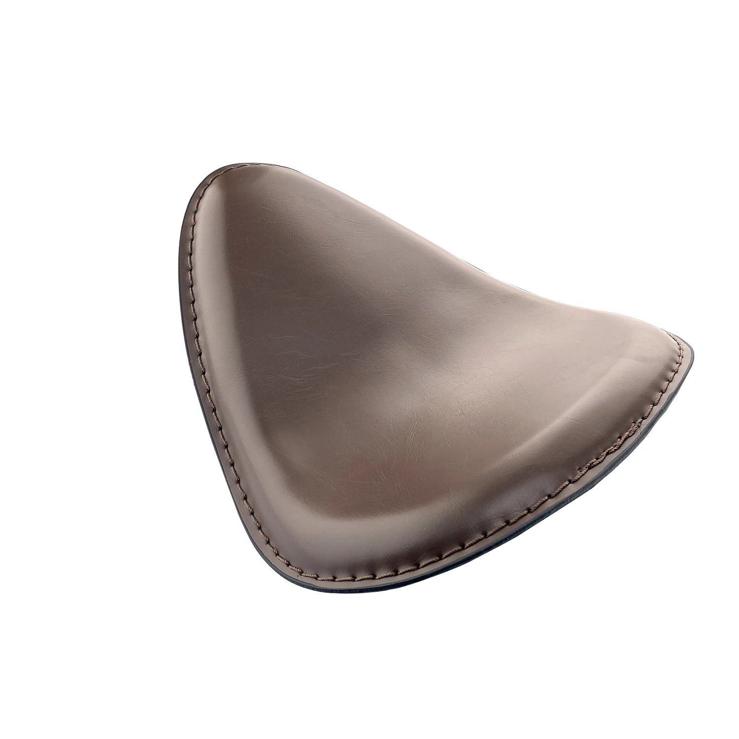 Motorcycle Brown PU Leather Driver Solo Seat+3" Spring Bracket For Harley Sportster Bobber Chopper 883 XL883L XL883C XLH1200