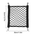 Motorcycle Durable Elastic  Basket Net Cover Black Helmet Net Swivel 4 Hook Buckle Rotating Anti-Fall Bag Accessories