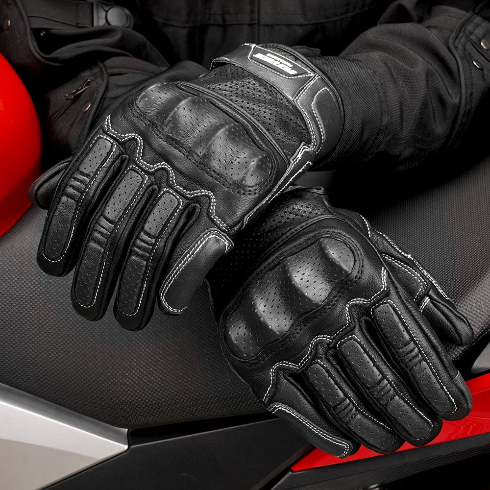Men's Motorcycle Touch Screen Gloves Motorbike Full Finger Gloves Outdoor Motocross Non-slip Riding Gloves Breathable M-2XL
