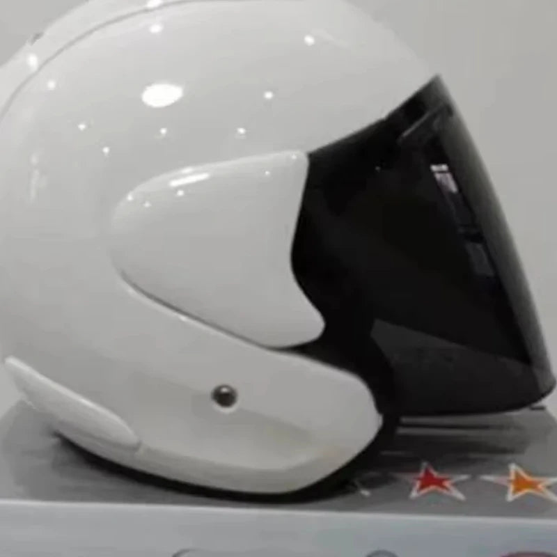 Ram3 Bright White Half Helmet Men and Women Motorcycle Off-Road Summer Helmet Downhill Racing Mountain Cross Casco Capacete