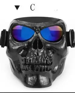 Yolinson Motorcycle Goggles Helmet Mask Outdoor Riding Motocross Skull Windproof Wind Glasses Sandproof Goggle Kinight Equipmetn