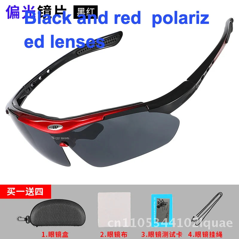 West Rider Unisex Polarized Color Changing Riding Glasses Windproof Outdoor Sports Motorcycle Running Goggles for Men And Women
