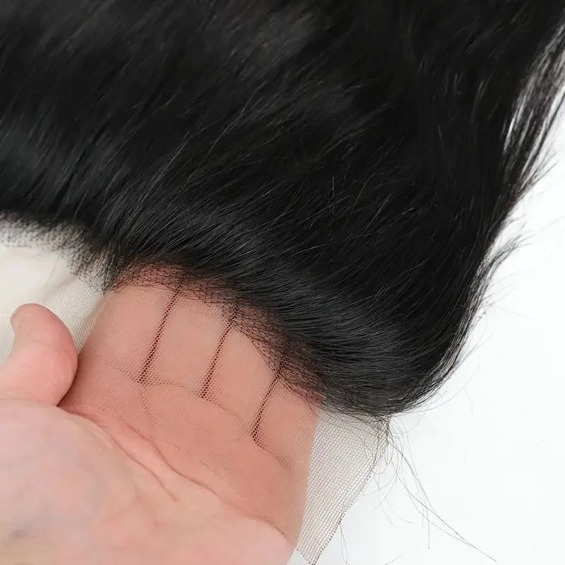 High-Quality Brazilian Human Hair Lace Front Closure Wig - 13x4 Lace Frontal, 8-18 inches Ear-to-Ear Free Parting, Pre-pl
