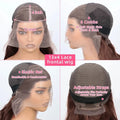 16-36 Inch Chocolate Brown Body Wave Lace Front Wigs 13x4 13x6 HD Lace Front Human Hair Brazilian Colored Lace Frontal Wig