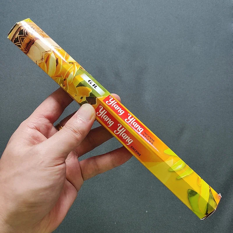 Y 20 Sticks Indian Incense White Sage Meditation Lavender Yoga Sea Breeze Love Incense Purifying Air Deodorization Aromatherapy