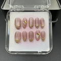 1045- Handmade press on nails fake nails removable