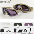 Paintball Airsoft Goggles Wargame Eye Protection Military Fans Goggles Outdoor Motorcycle Riding Windproof Glasses QG250S