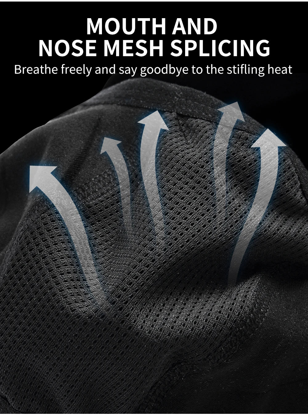 WOSAWE Motorcycle Helmet Liner Ice Silk Hat Breathable Windproof Sports Balaclava Summer Headwear Riding Face Mask Cycling Cap