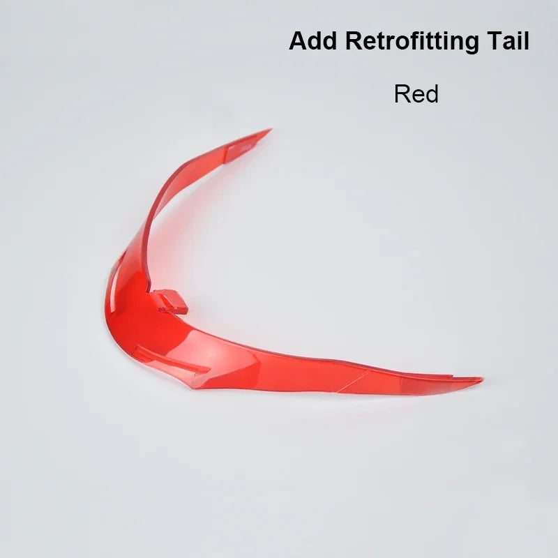 Cascos Para for K1 Motorcycle Helmet Tail Spoiler Capacete De Moto K1 Helmet Tail Refitting Big Spoiler Accessories Universal