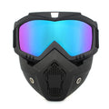 Cycling Dustproof Adjustable Motorcycle Goggles Breathable Full Face Protective Sunglasses Riding Outdoor Sport Windproof Mask
