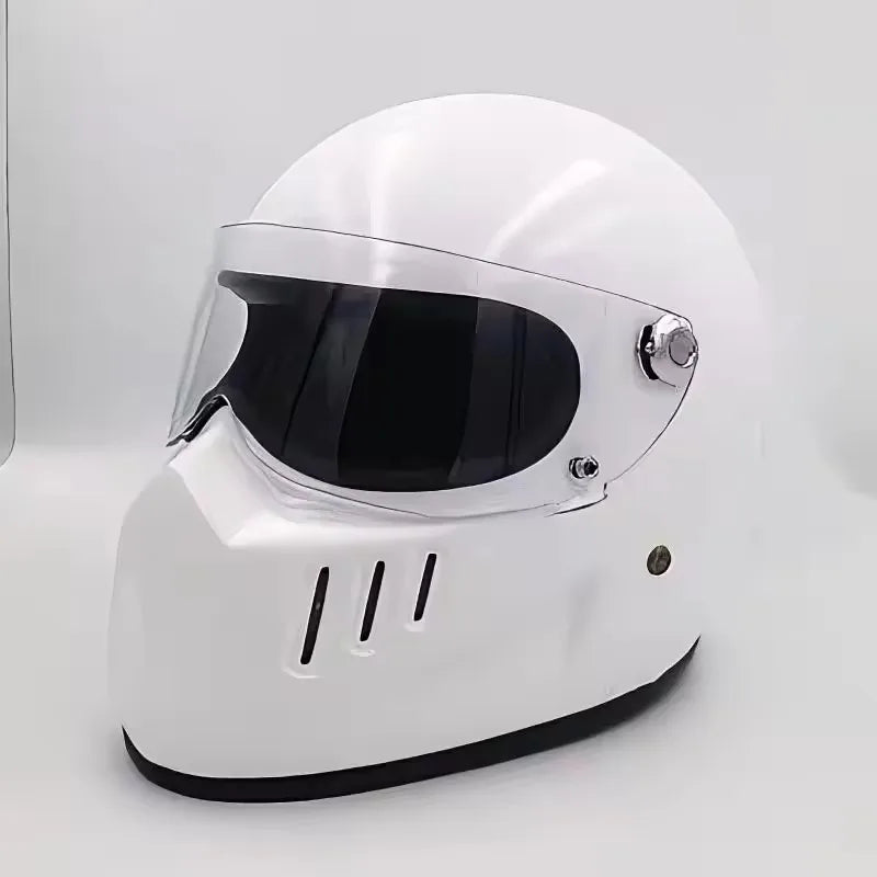 High Strength Fiberglass Classic Retro Full Face Helmet, for Harley Motorcycle and Cruise Motorcycle Protection Helmets