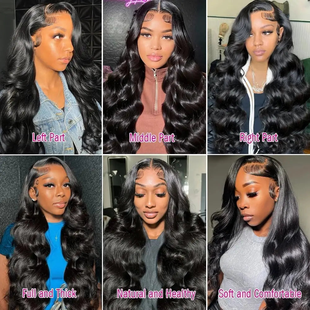 20 42 Inch 13x4 13x6 Body Wave Lace Front Wigs 5X5 Glueless Wig Pre plucked Ready To Wear Lace Front Human Hair Wigs 300 Density
