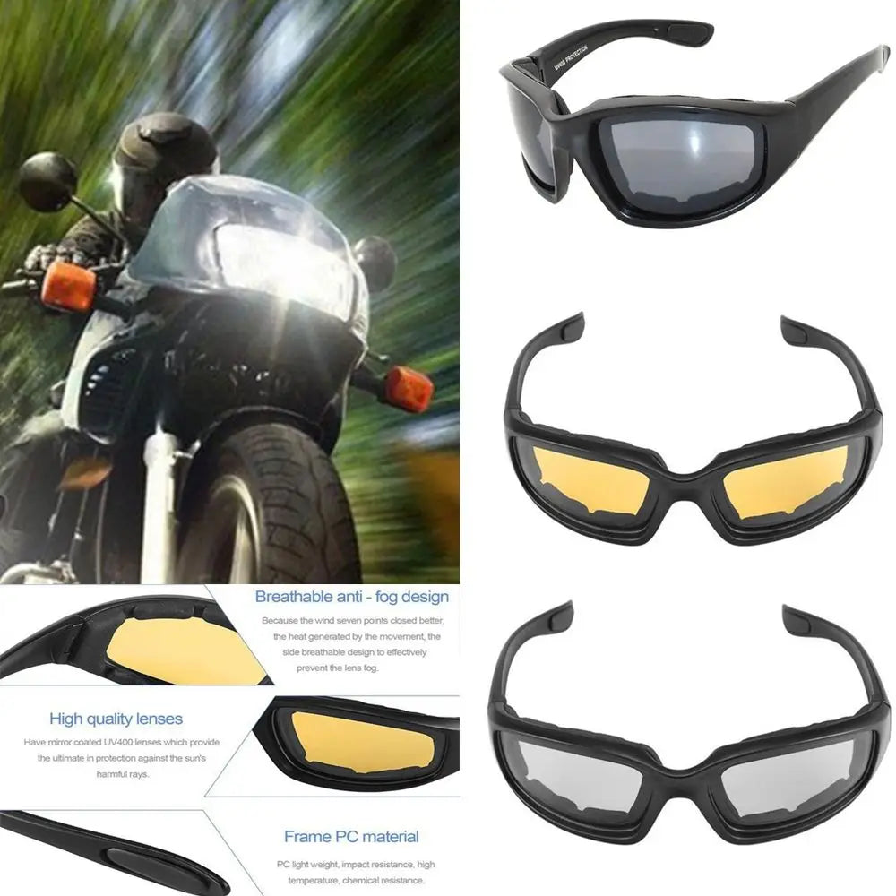 Outdoor Sport Dustproof Cool Motorcycle Riding Glasses Goggles Scooter Sunglasses Protective Gears