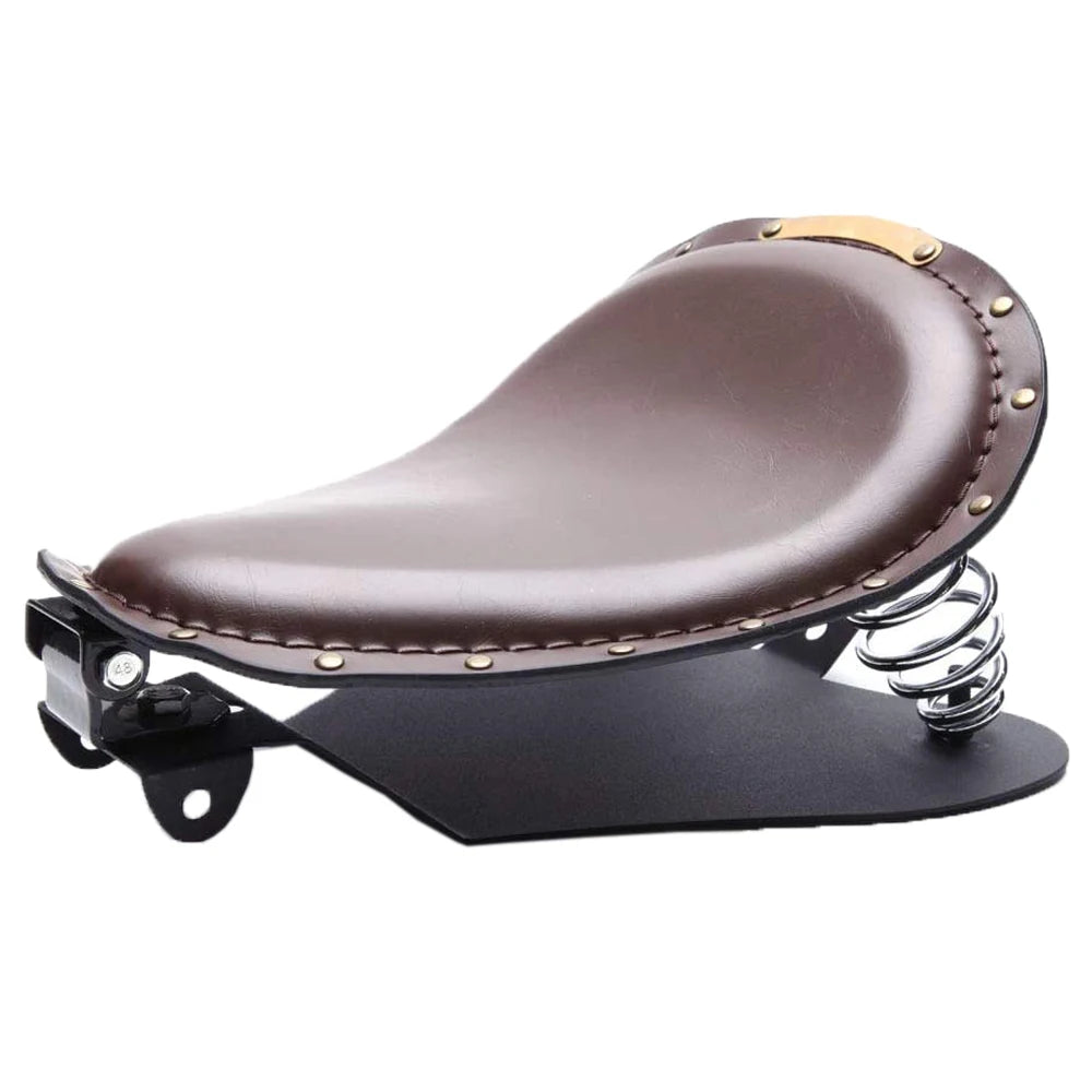 Universal Moto Bobber Motorcycle Solo Seat Chopper Saddle Vintage Cushion Parts For Harley Davidson Iron 883 Sportster Softail