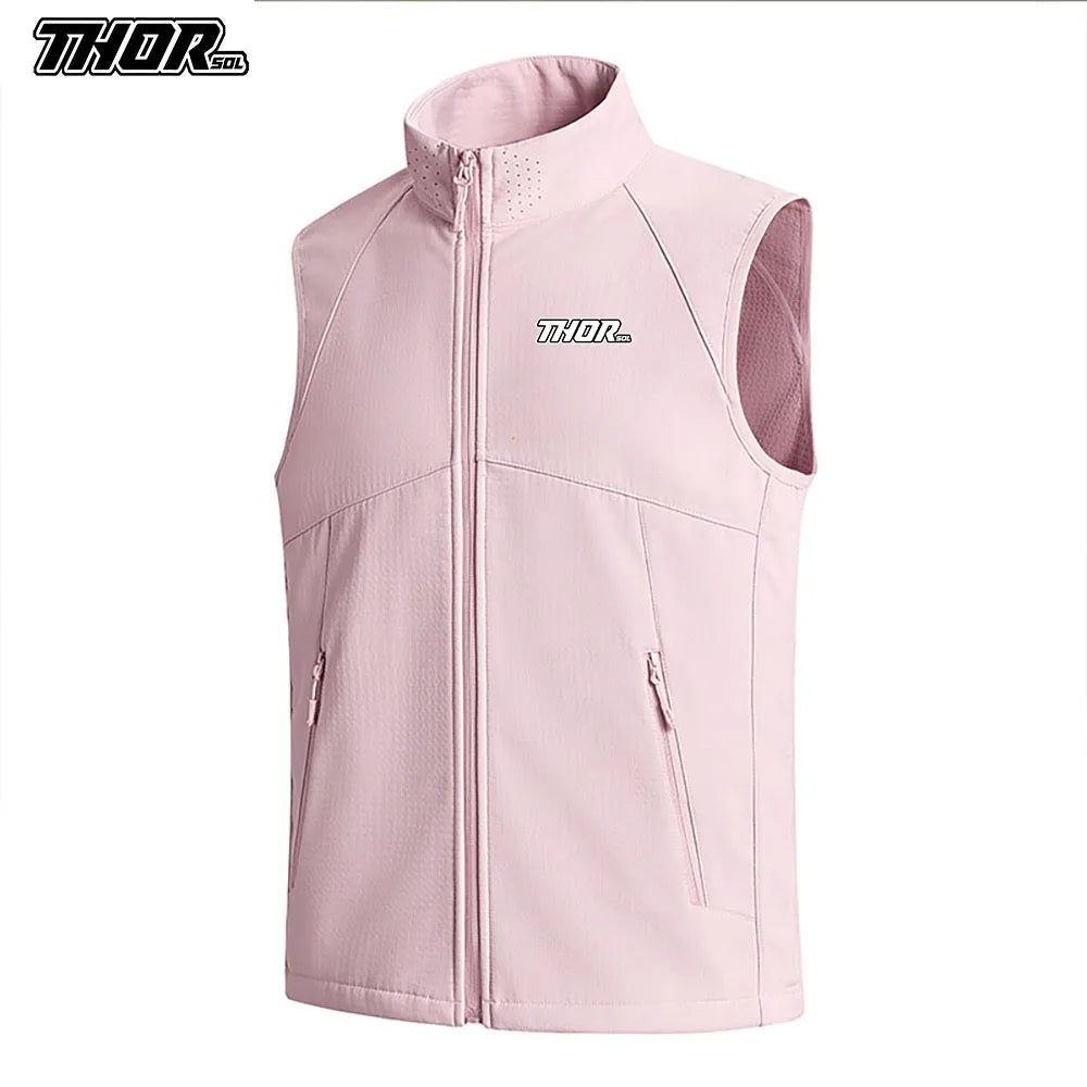 THORSOL Winter Cycling Vest Windproof Man MTB Gilet Chaleco Ciclismo Hombre Bicycle Clothing Motorcycle Bike Jacket Waterproof