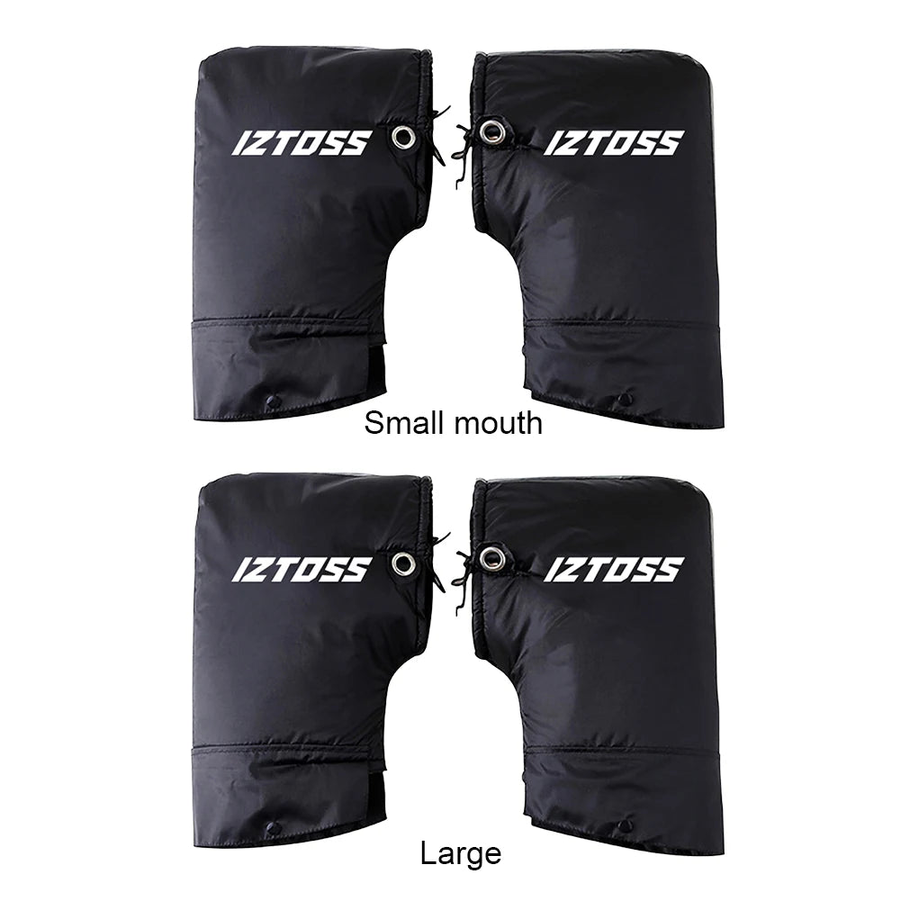 Motorcycle Scooter Thick Warm Handlebar Muff Grip Handle Bar Muff Rainproof Riding Protective Winter Warmer Thermal Cover Gloves