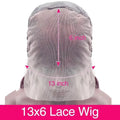 Burgundy Colored 13x4 HD Body Wave Lace Front Wig Human Hair 99J Red 13x6 HD Lace Frontal Wig 200 Density 30 40 Inch Remy Hair