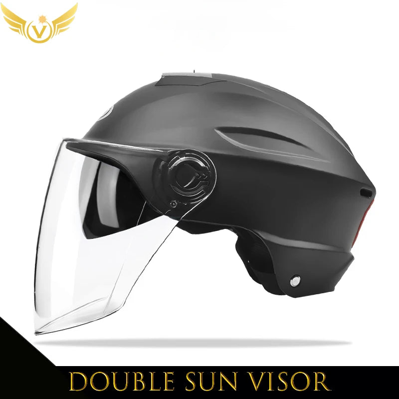 Electric Scooter Helmet Summer V Chopper Motorcycle Helmets Safety Waterfall Soman Urban Articles Woman Men Moto Equipment