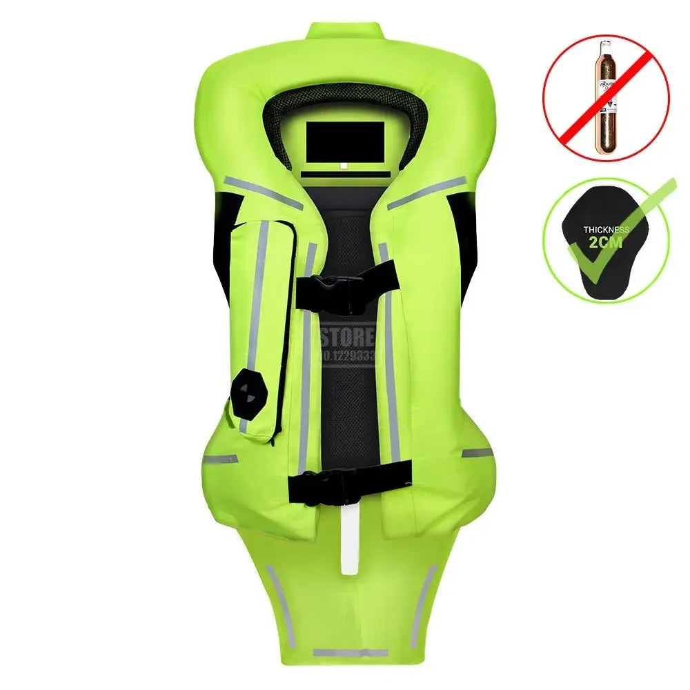 Motorcycle Jacket Motorcycle Air Bag Vest Reflective Motocross Racing Airbag Vest Moto Riding CE Protector Motorcycle Equipment
