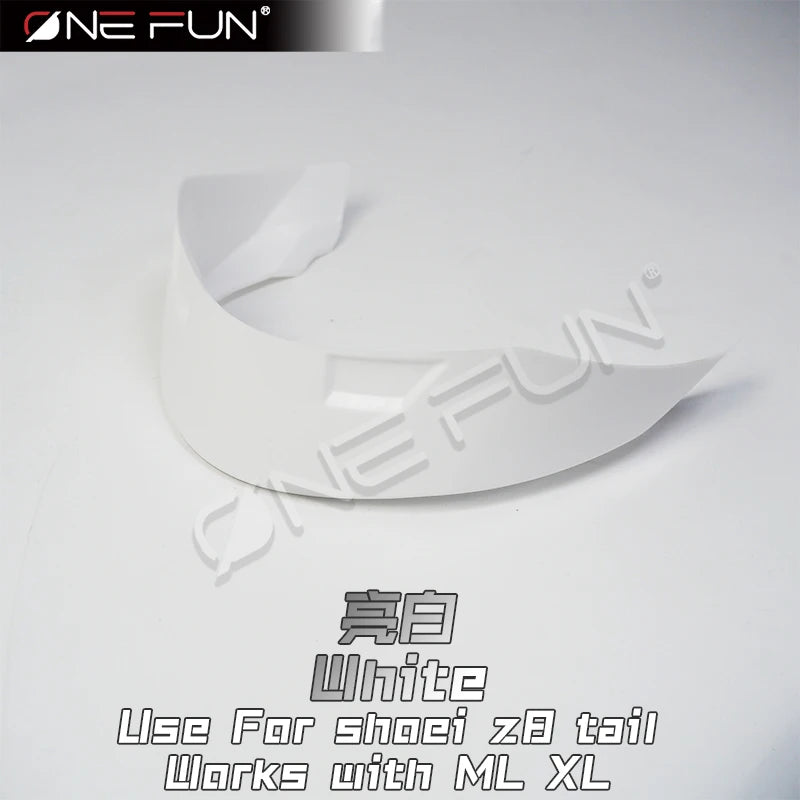 For SHOEI Z8 NXR2 Motorcycle Rear Trim Red ant Helmet Spoiler Case doodle Accessories Tail