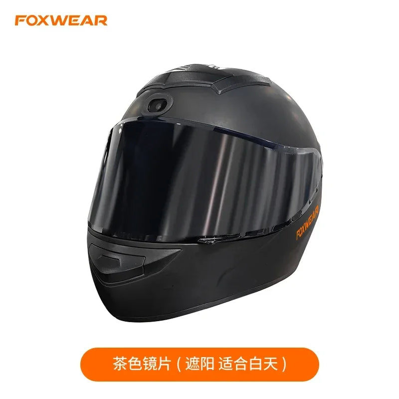 AI Intelligence Motorcycle Helmet with Camera and Bluetooth Headset Full Face Helmet Men Women Cascos Para Moto Four Seasons DOT