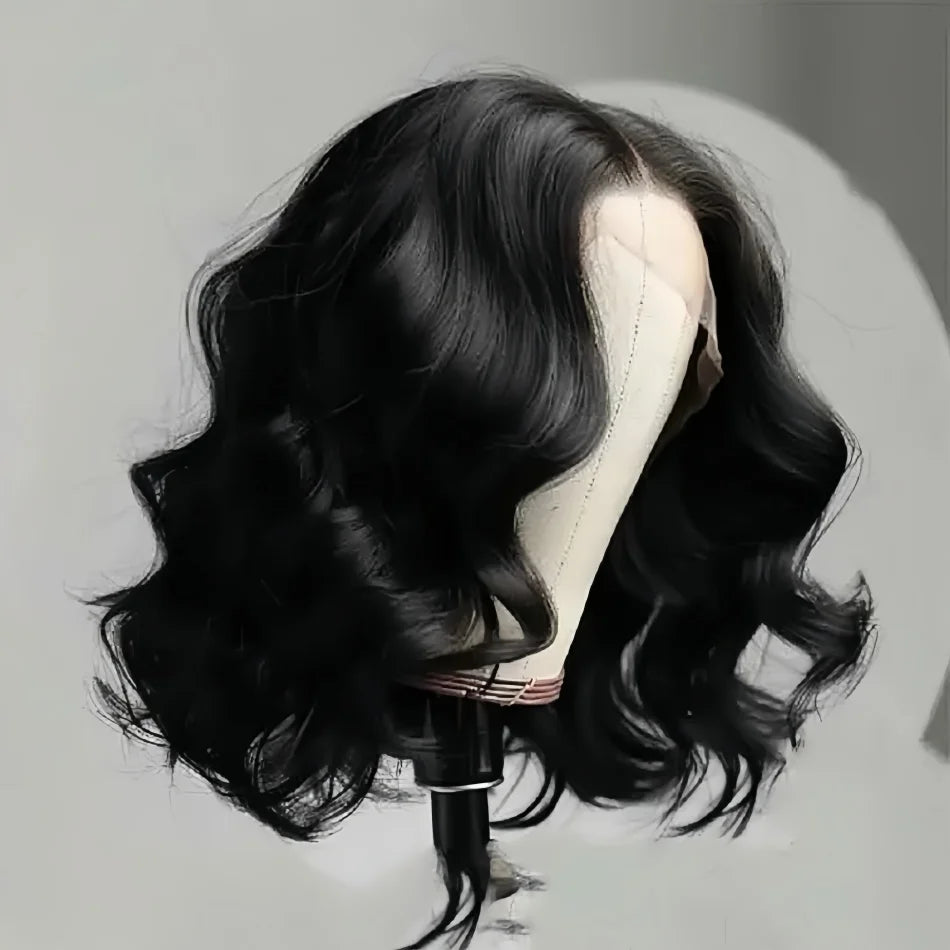 Body Wave Short Bob Wig Human Hair 13X6 Hd Lace Frontal Wig 5X5 Hd Lace Closure Wig Black Pre Plucked Brazilian Glueless Wigs