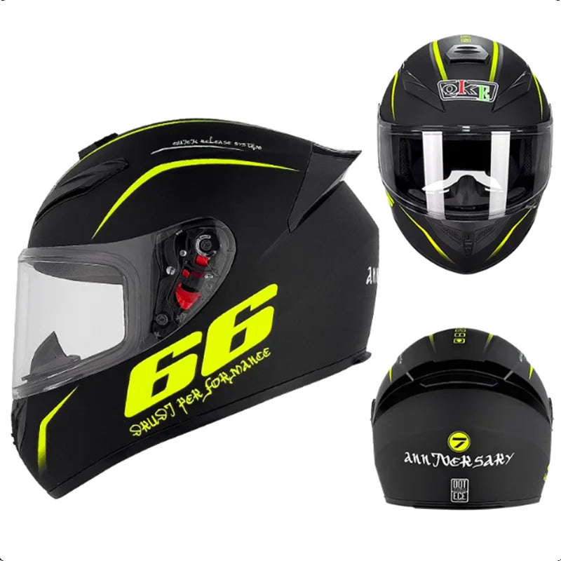 Latest Personalised Design Grey Wolf Pattern Motorcycle Full Face Helmet DOT Approved Possess Unmatched Comfort Thrilling Rides