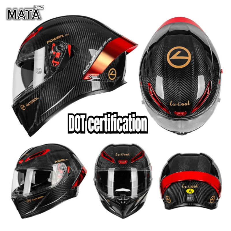 DOT Big Head Full Face Motorcycle Helmet Motocross Racing Helmets Moto Adult Motorbike Street Touring Riding For LVCOOL P7