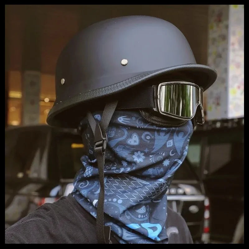 German Soldier Helmet motorcycle helmet World War II helmet Electric Car light half helmet