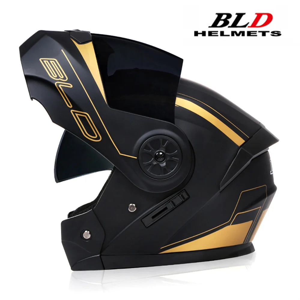 Personalised Full Face Casco Flip Up Motocross Racing Motorcycle Helmet Safety Downhill Modular Men Women Moto DOT Approved ECE