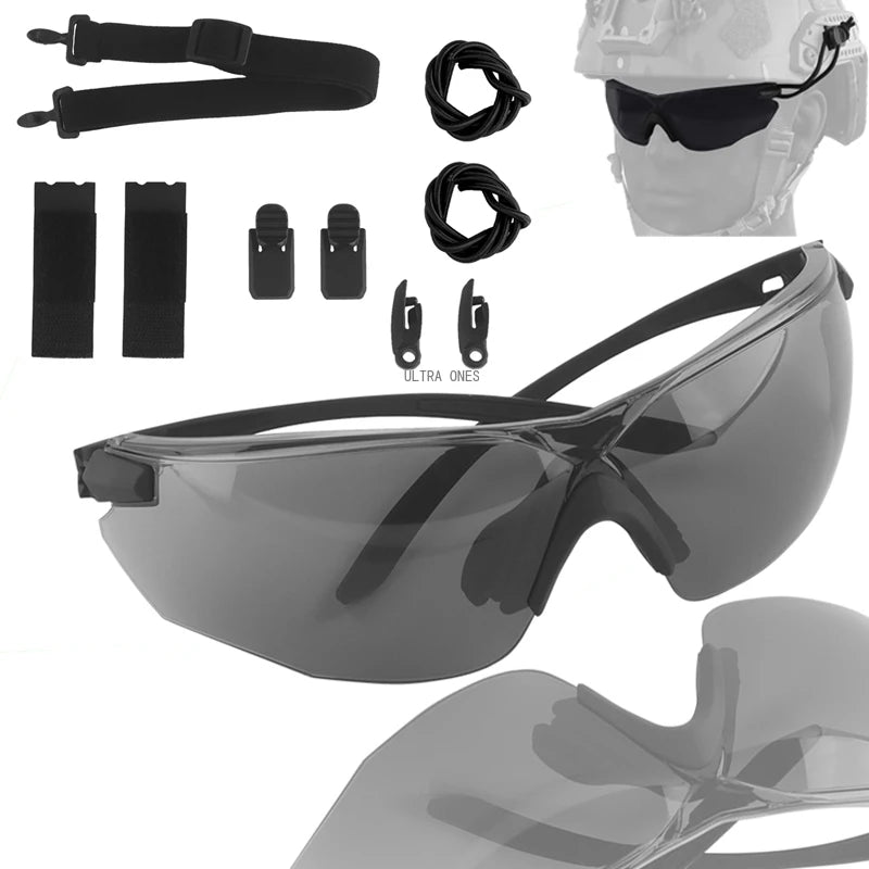 Tactical Glasses Hiking Cycling Motorcycle Windproof Riding Eyewear Outdoor Hunting CS Airsoft Shooting Protection Goggles
