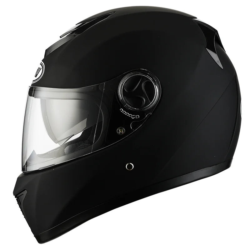 Full Face Motorcycle Helmet Latest DOT Approved  Racing Helmets Winter Warm Double Visor Motorbike Sports Safety helmet