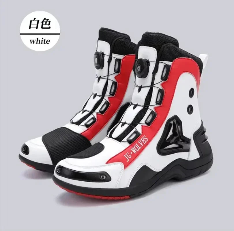 Riding Tribe  Motorcycle Boots Men Motocross Botas Moto Motorboats Shoes Motorbike Racing Career Bicycle Speed Boots