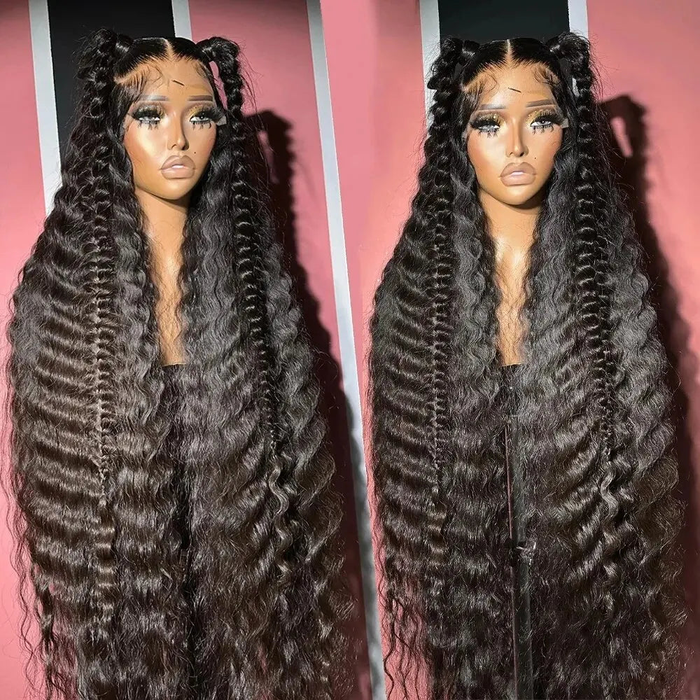 Lafino Wig Water Wave 13x4 13x6 Lace Front Wigs Human Hair Easy To Wear Curly Wave Natural Hairline Malaysia Remy Human Hair Wig