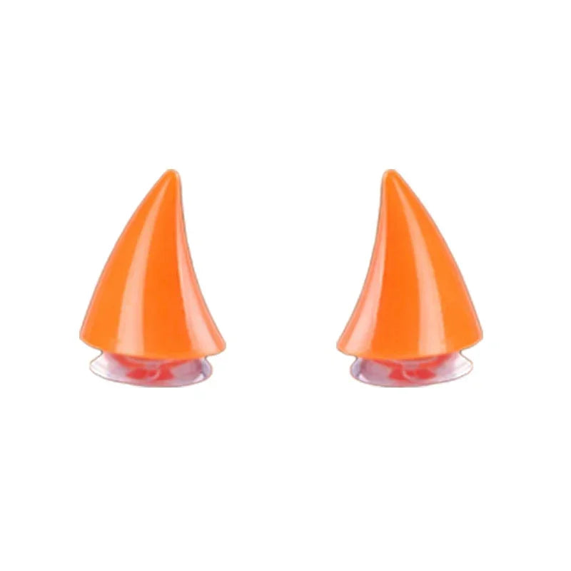 Devil Helmet Stickers for Men Horn Silicone Horns Gift for Motorcycle Electric Bike Helmet Decor Helmet Decal Gothic Punk Style
