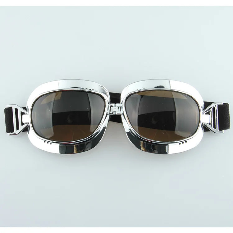 POSSBAY Safety Windproof Motorcycle Glasses Retro Motocross Goggles Eye Protection Cycling Outdoor Dirt Bike Riding Sunglasses